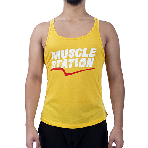 Muscle Station Tank Top Atlet Sarı